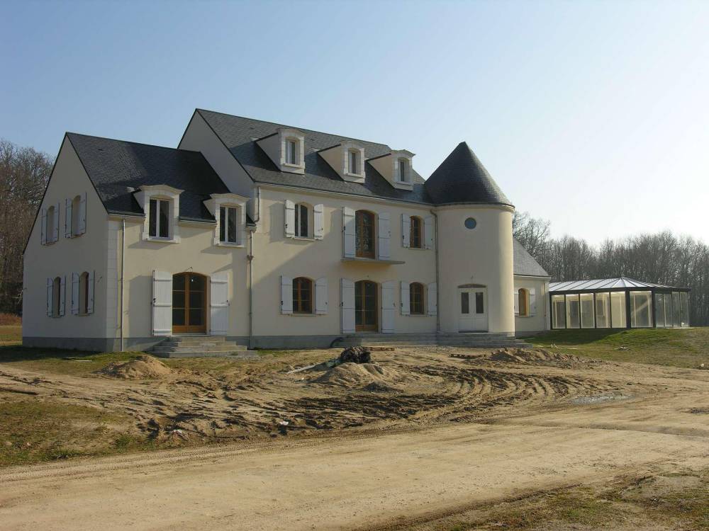 Enduit extérieur à Ingré