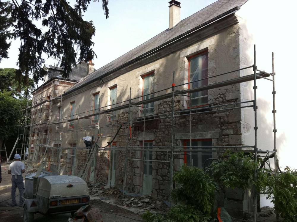 renovation façade pierre